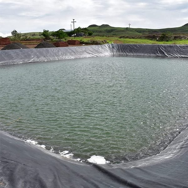 Pond Liner UV | 300 to 500 Micron HDPE Pond Liner Sheet | Heavy Duty Small and Big Garden Backyard Waterfall Lilly Ponds Lining Fabric - Image 2