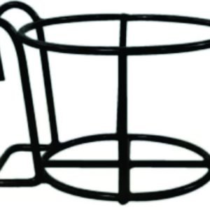 Black Metal Hanging Jug | Metal Black Color Hanging Flower/Plants Pot Holder Railing Potted Plant Stand for Home Balcony Décor and Garden