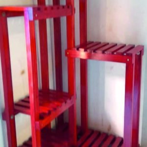 Wooden Corner Stand 6 Step | Solid Wooden Vertical Garden Multi Layer Plant Stand,Wooden Plant Stand Flower Pot Stand for Balcony Foldable Storage Display Rack for Indoor Outdoor Plants