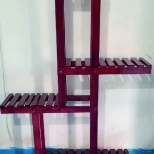 Wooden Flower Stand 4 STEP | Wooden Plant Stand for Balcony Living Room Indoor Outdoor Plant Stand Display Rack Storage Rack for Patio Garden Yard