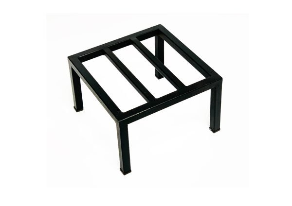Metal Plant Stand 8 x 8 inch | Flower Metal Pot Stand For Outdoor Plants / Indoor Pot Stands plant of Heavy Duty Metal in White and Black Colour - Image 7