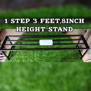 1 Step 3 ft, 8 inch Height Metal Stand | Indoor Outdoor Flower Pot Plant Stand | Floor Rack for Home Garden Balcony Living Room Decor