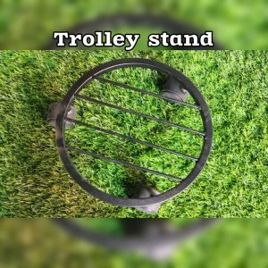 Trolley Stand for Plants | Round Plant Stand with Wheels | Planter Stand with Wheels for Flower Pots and Plant Pots