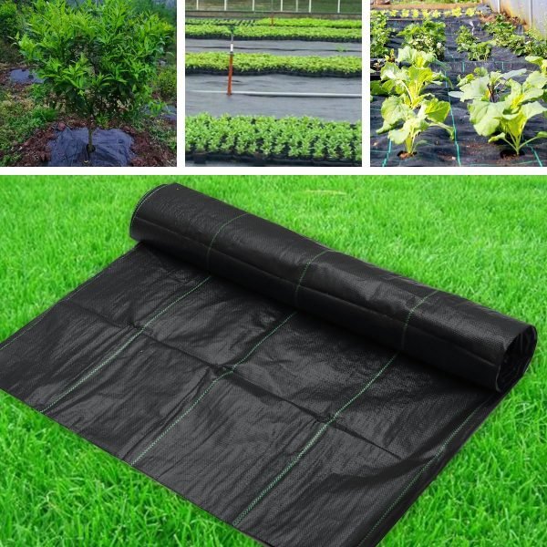 WEEDMAT | Garden Weed Fabric Heavy-Duty Weed Block Gardening Mat Eco-Friendly Weed Control Bed Gardening Mat - Image 4