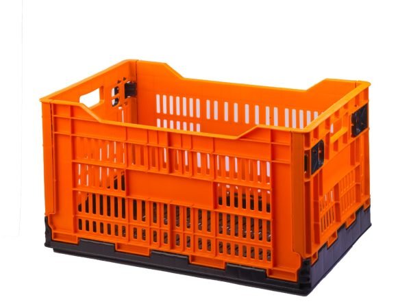 Plastic Collapsible Crates_Folding Crates | Portable Foldable Crate | Collapsible Basket, 10 kg and 26 kg Capacity | Heavy Duty Durable Plastic Stackable Crates for Storage and Organizing, Big & Small Size with Multicolour - Image 5