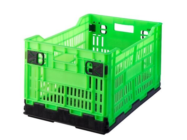 Plastic Collapsible Crates_Folding Crates | Portable Foldable Crate | Collapsible Basket, 10 kg and 26 kg Capacity | Heavy Duty Durable Plastic Stackable Crates for Storage and Organizing, Big & Small Size with Multicolour - Image 6