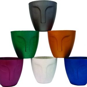 Dhuru 01 | Garden Planters for Home | Plant Container | Decor Pots | Plastic Pots with Multi Colors