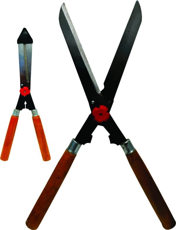 Hegde Share Folding | Garden Hegde Shears | Folding Hegde Pruning Shears or Scissors with Wooden Handle for Lawn/Garden, Cutting Plant Stem, Branch Trimmer | Hegde Pruner Shear Cutter with Wooden Handle | Hegde Pruning Shears for Lawns or Garden | Garden Scissors for Cutting Plant Stem