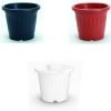 Grow Pot | Plastic Pot for Home & Garden | Black, Terracotta, White