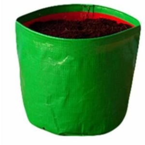 HDPE GREEN GROW BAGS 250 GSM | Round, Rectangle Shaped Green Colour Plants Grow Bags Suitable for Terrace and Vegetable Gardening