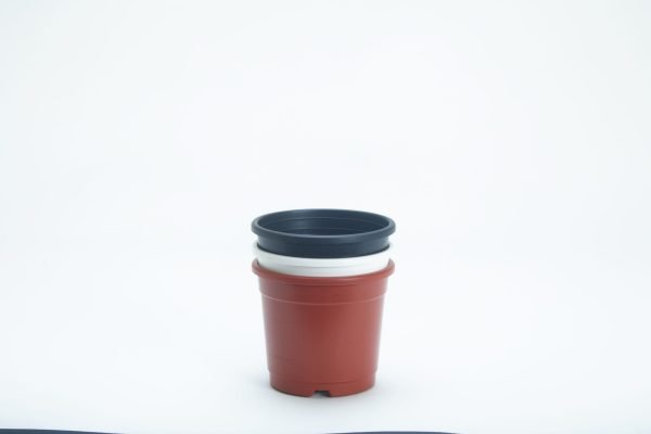 Nursery 3.5 inch to 6.5 inch Black, Brown, White Color Plastic Nursery pots | Small Nursery Plastic pots | Terracota Color Plastic Nursery Flowering Pots | Nursery Pots for Small Plants and Saplings
