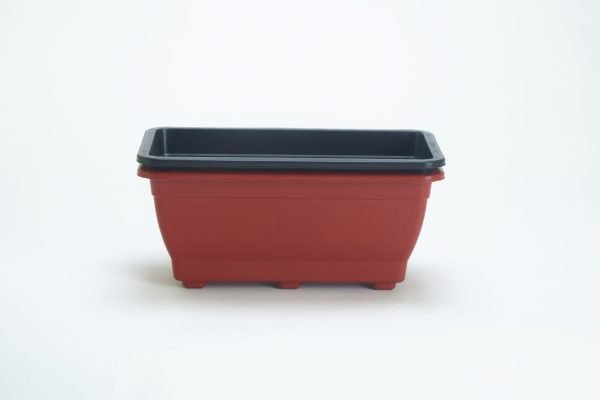 Ruby Pot 001 | Indoor and for Outdoor Flower Pots/Planters, Table Top Decorative Pot Brown & Black