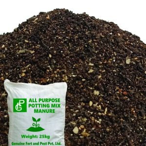 All Purpose Potting Mix Manure | Organic Potting Garden Soil Mix for Plants Home Garden | Garden Soil for Plants Less All Purpose Ready to use Potting Mix