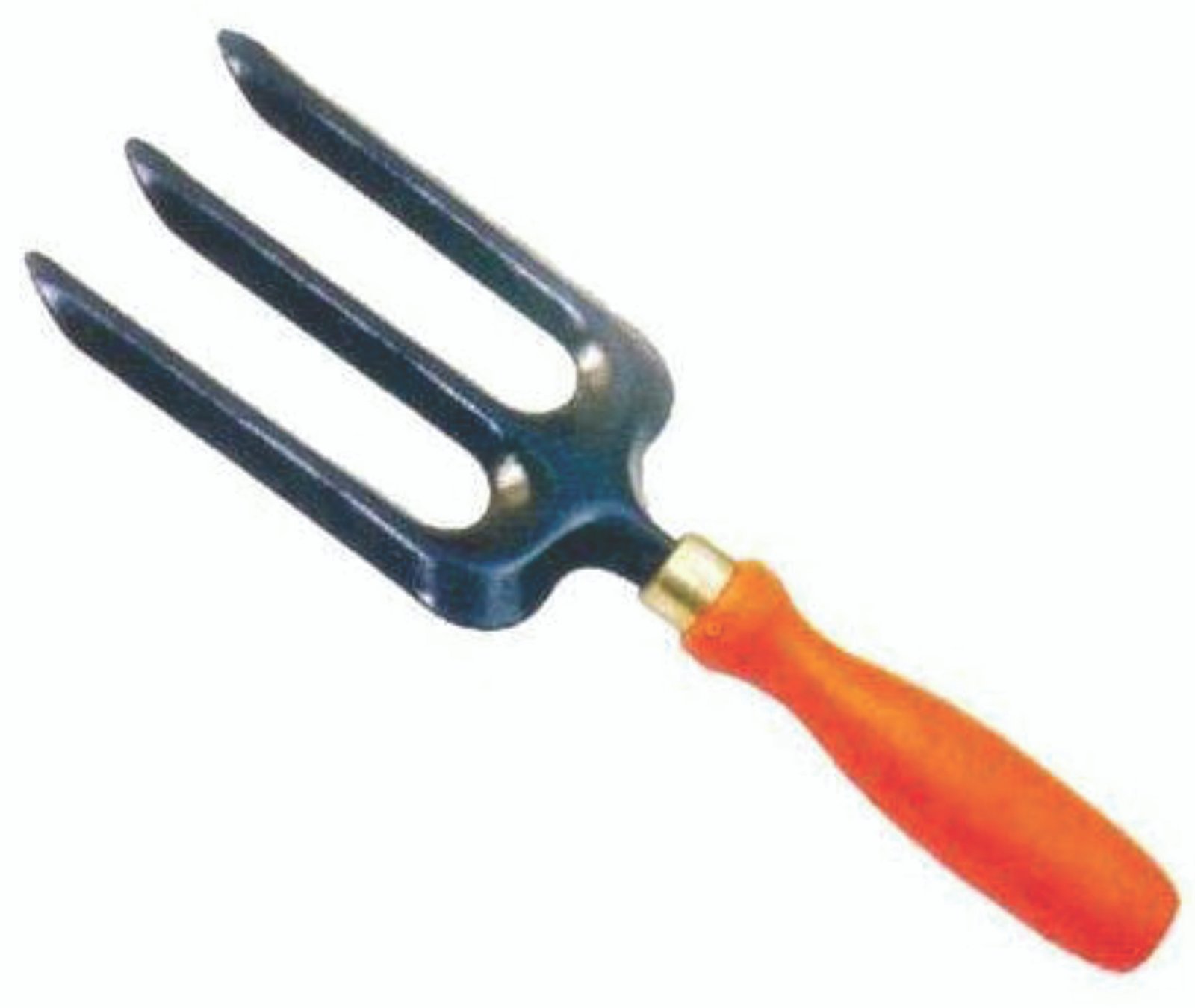 Fork for Gardening | Supplier Metal Black and Orange Color Fork for Home Gardening Tool (Metal Fork)