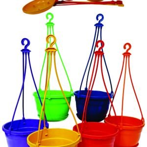Hanging Pot | Plastic Hanging Basket/Pots (Multicolor) | Plastic Pot/Hanging Basket |