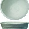 Jaguar Lotus Bowl | Round Planter (Stone White)(Extra Large) (Without Drainage Hole) || Pots for Plants || High Grade Polymer || Lightweight || Indoor-Outdoor || Non-Breakable|| Plant Directly in it