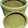 Jaguar Paris Round Pot | 100% Virgin Plastic Jaguar Paris Round Pot | Home Planters, Terrace, Garden Etc., Suitable for Home Indoor & Outdoor Gardening Plants