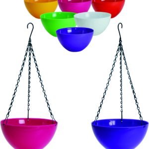 Marco Pot with Hanging Chain | Hanging Planter Pot with Metal Chain for Indoor Plants Pot, Flower Pot and Balcony Pots Home Gardening