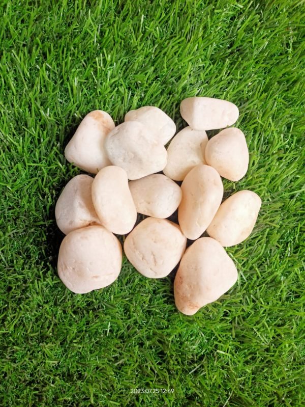 Natural Pebbles | Natural Decorative White Stones White Decorative Pebbles -for Gardens, Vase Filler, Aquariums and Water Features