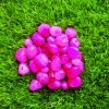 Pink Onyx Pebbles | Pink Onyx Pebbles for Decoration - Pebbles Stones for Fish Tank Aquarium, Fountain, Table Decor - Decorative Stones and Pebbles for Home/Garden Decor