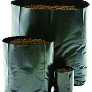 Black Nursery Bags | Plastic UV Protected Poly Grow Nursery Plant Bags | Plant Bags for Home Garden, Black colour