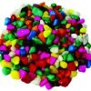 Polished Gravels | Multicoloured Aquarium Stones/Marbles/Pebbles for Fish Tank Landscaping Rocks Natural River Gravel Polished Decorative Colorful