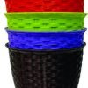 Redigo Pot | Modern Plastic Pot | Multicolor Pots Gardening Gamla for Plants - Plastic Tub for Gardening | Plastic Round Flower Pots for Home Planters, Terrace, Garden 8 inch