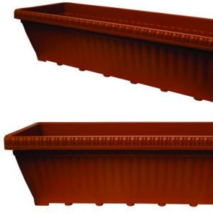 Royal Gardenia 5 inch | Plastic Window Planters | Rectangular Planters for Home & Balcony Garden | Pots for Home Plants and Gardens | Plant Pots for Home Gardening | Rectangular Modern Design Durable Plastic Plant Pot for Gardening