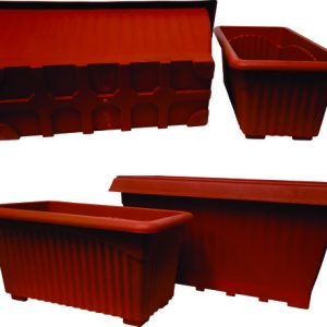 Royal Planter Pot | Rectangle Royal Planter Pots | Plant Pots Suitable Planters, Terrace, Garden Etc | Indoor & Outdoor Gardening Terracotta Color