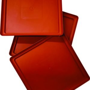 Square Plate for Pots | UV Treated Square Bottom Tray, Plate for Garden Saucer - Terracotta