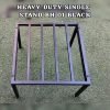 Heavy Duty Single Stand (BH 01) Black Colour | Flower Pot Stand Outdoor Plants / single Pot Stands For Indoor plant of Heavy Duty Metal Metal in Black Color