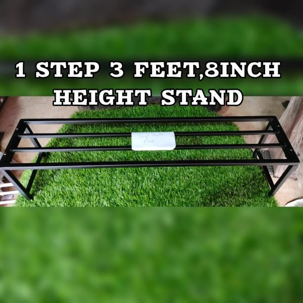 1 Step 3 ft, 8 inch Height Metal Stand | Indoor Outdoor Flower Pot Plant Stand | Floor Rack for Home Garden Balcony Living Room Decor