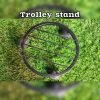 Trolley Stand for Plants | Round Plant Stand with Wheels | Planter Stand with Wheels for Flower Pots and Plant Pots