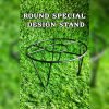 Round Special Design Stand | Plant Round Stand | Metal Flower Pot Holder Indoor Corner Outdoor Display Shelf for Home Garden Balcony Decoration