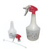 KWEL Spray Bottle Double-Shot Trigger for Gardening Cleaning - Size 1000ML - Aqua | 1 Ltr Sprayer White (D/S)
