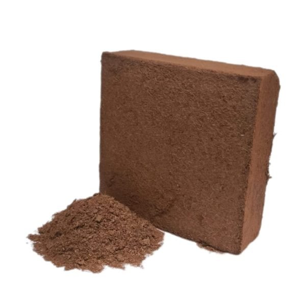 Cocopeat Low EC Block | Horti Coir | Cocopeat Block for Plants & Home Garden | Natural Coconut Coir Fibre | Low EC