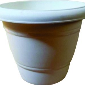 White Pot | Plastic White Pot | Planter for Indoor and Outdoor and Garden