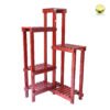 Wooden Corner Stand 6 Step | Solid Wooden Vertical Garden Multi Layer Plant Stand,Wooden Plant Stand Flower Pot Stand for Balcony Foldable Storage Display Rack for Indoor Outdoor Plants