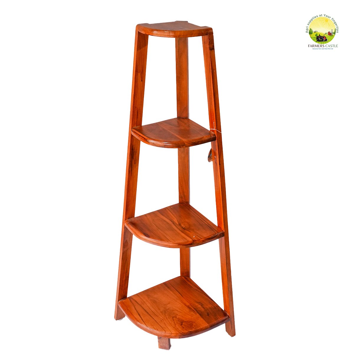 TEAK WOOD CORNER STAND (Only Stand) | Solid Wooden Vertical Garden Multi Layer Plant Stand,Wooden Plant Stand Flower Pot Stand for Balcony Foldable Storage Display Rack for Indoor Plants 1 TEAK WOOD CORNER STAND (Only Stand) | Solid Wooden Vertical Garden Multi Layer Plant Stand,Wooden Plant Stand Flower Pot Stand for Balcony Foldable Storage Display Rack for Indoor Plants