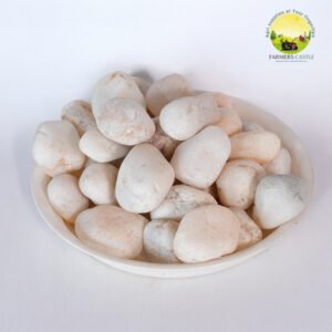 Natural Pebbles – White Decorative Pebbles for Garden, Aquarium, Vase Filler & Landscaping