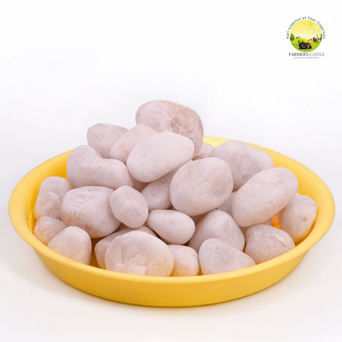Normal Pebbles | Unpolished White Marble Pebbles For Garden Decor | Stone/Pebbles 2 DSC4437