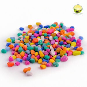 Polished Gravels | Multicoloured Aquarium Stones/Marbles/Pebbles for Fish Tank Landscaping Rocks Natural River Gravel Polished Decorative Colorful