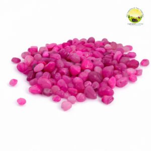 Pink Onyx Pebbles | Pink Onyx Pebbles for Decoration - Pebbles Stones for Fish Tank Aquarium, Fountain, Table Decor - Decorative Stones and Pebbles for Home/Garden Decor