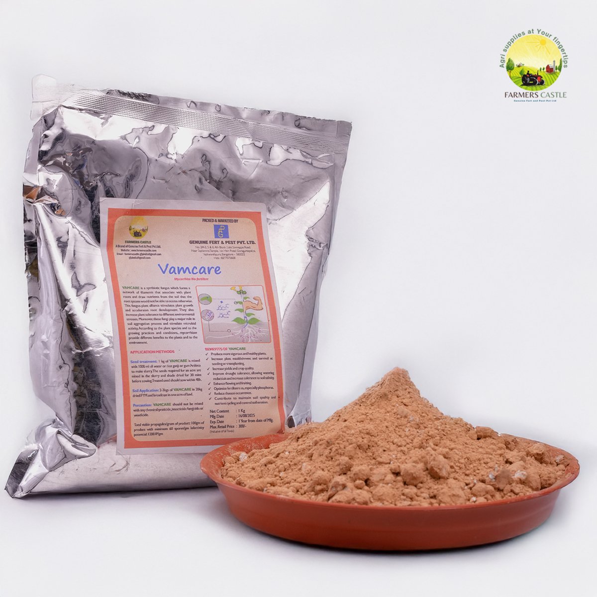 VESICULAR ARBUSCULAR MYCORRHIZA (VAM) | Biofertilizers | Root Growth Booster Organic Soil Application 1 VESICULAR ARBUSCULAR MYCORRHIZA (VAM) | Biofertilizers | Root Growth Booster Organic Soil Application