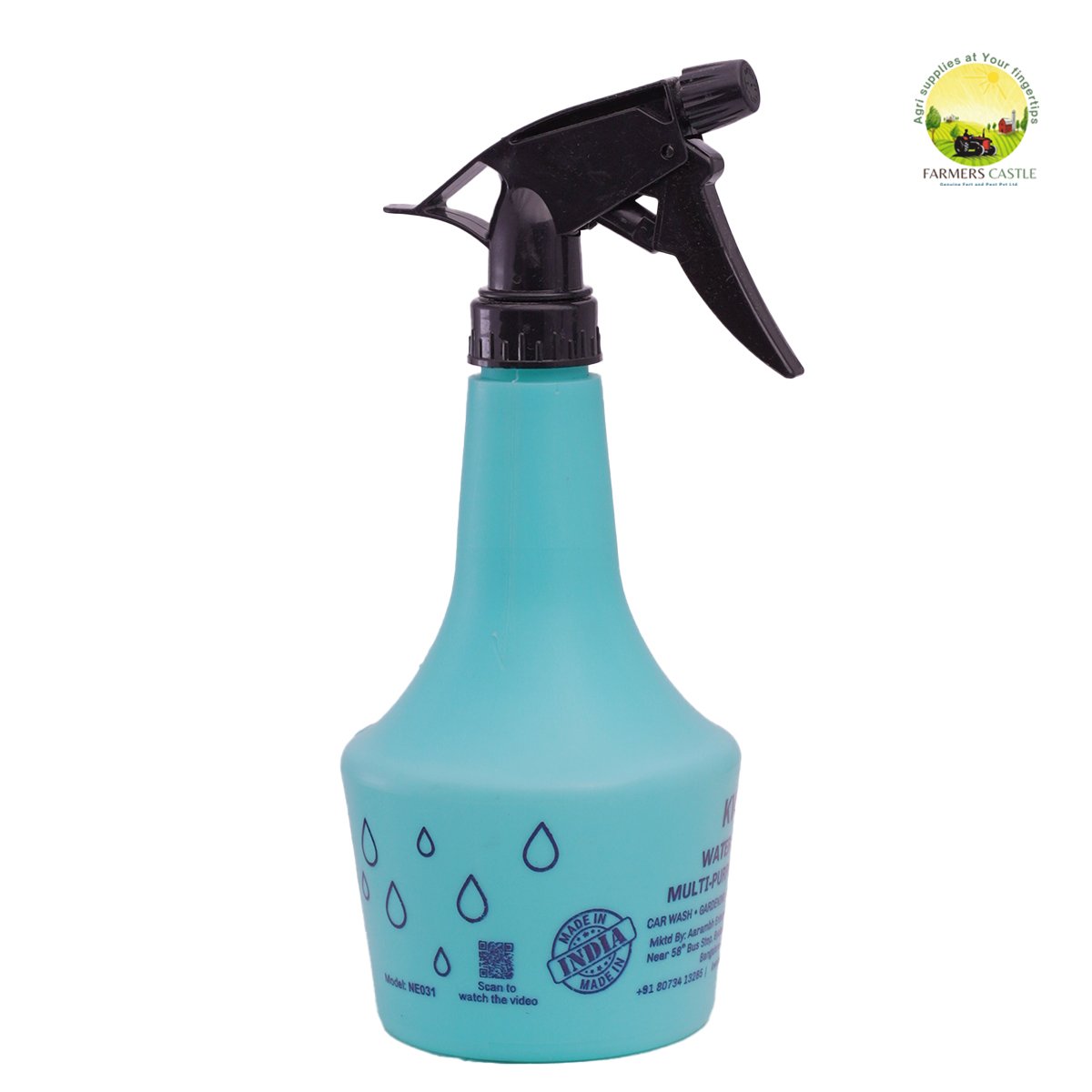 SPRAYER AQUA | Spray Bottle Trigger Spray Bottle for Liquid Sprayer Unbreakable Plastic Sanitizer Multipurpose Spray Bottle 1 SPRAYER AQUA | Spray Bottle Trigger Spray Bottle for Liquid Sprayer Unbreakable Plastic Sanitizer Multipurpose Spray Bottle