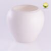 Apple Pot | Apple Small White Plastic Pots for Indoor Plants, Planters, Flower, Pots, gamla, Outdoor, Balcony, Home, Round, Garden, Office Decor