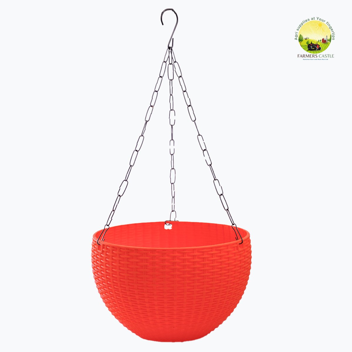 Euro Basket Pot | Attractive Woven Design Beautiful Round Hanging Flower Plastic pots with Heavy Metal Chain pots Combo Designer pots Hanging Basket Euro Hanging Basket pots 1 Euro Basket Pot | Attractive Woven Design Beautiful Round Hanging Flower Plastic pots with Heavy Metal Chain pots Combo Designer pots Hanging Basket Euro Hanging Basket pots