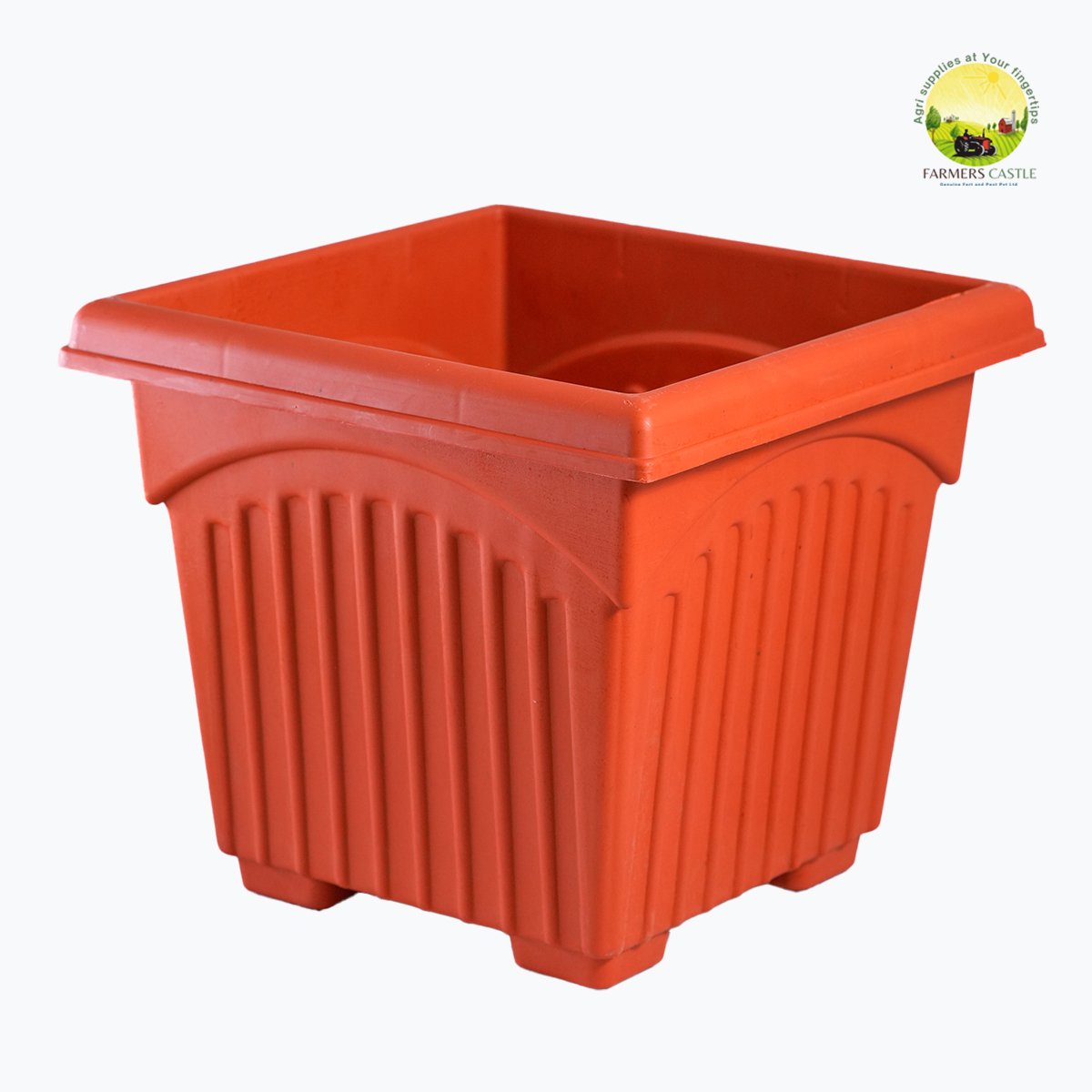 Square Plantar | Square Plastic Planter | UV Treated Heavy Square Planter Pot Gamla Planter Pots, Outdoor Balcony Flower Pots, Gamla with Drainage Holes with Tray for Home and Garden Decoration 1 Square Plantar | Square Plastic Planter | UV Treated Heavy Square Planter Pot Gamla Planter Pots, Outdoor Balcony Flower Pots, Gamla with Drainage Holes with Tray for Home and Garden Decoration
