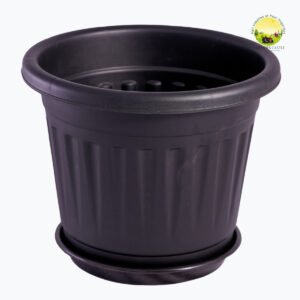 Grow Pot | Plastic Pot for Home & Garden | Black, Terracotta, White