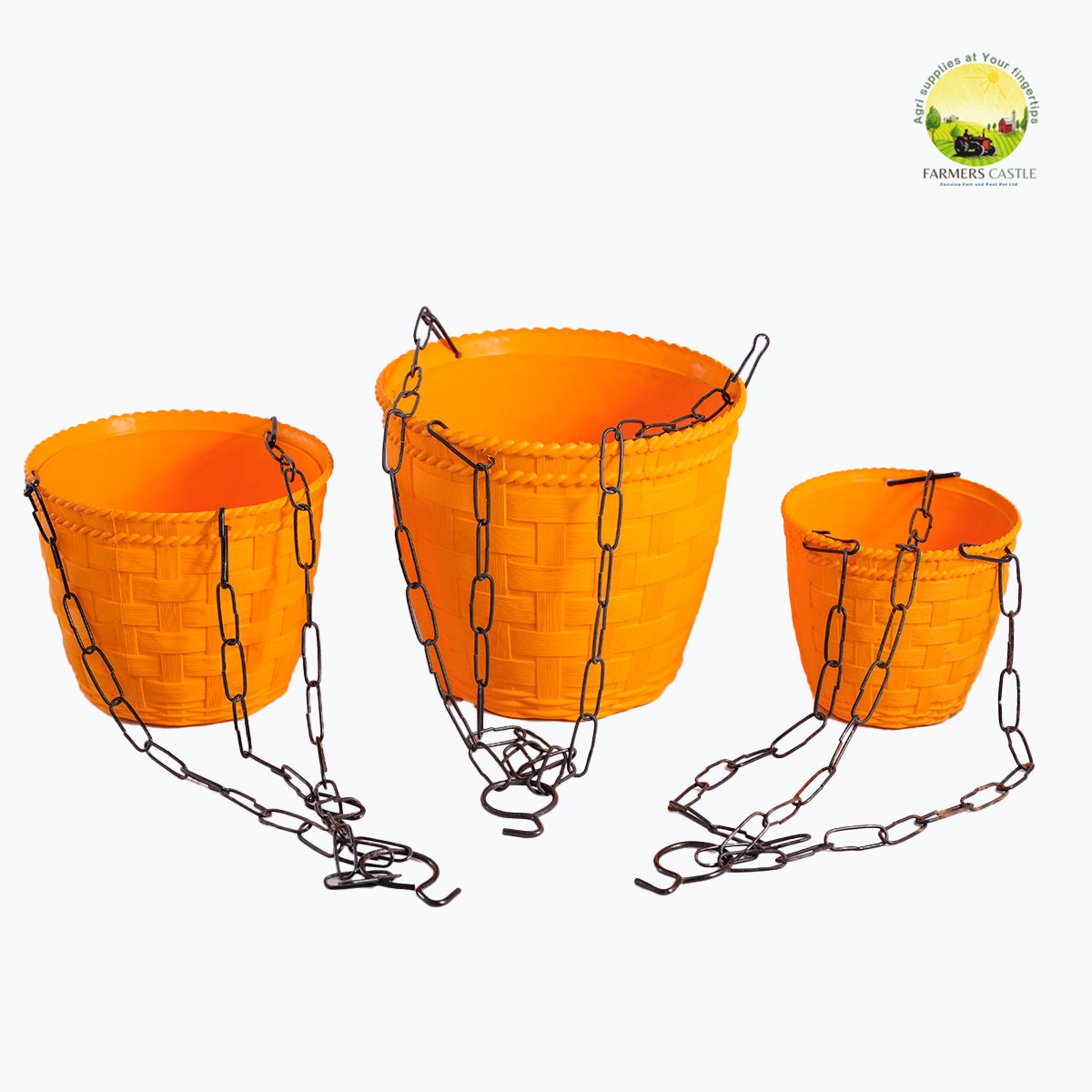 Bamboo Design Pot with Hanging Chain | Hanging Planter Pot with Metal Chain for Indoor Plants Pot, Flower Pot and Balcony Pots Home Gardening 1 Bamboo Design Pot with Hanging Chain | Hanging Planter Pot with Metal Chain for Indoor Plants Pot, Flower Pot and Balcony Pots Home Gardening